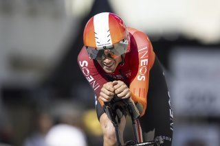 Samuel Watson est le premier leader du Tour de Romandie KEYSTONE/AP/Laurent Gillieron